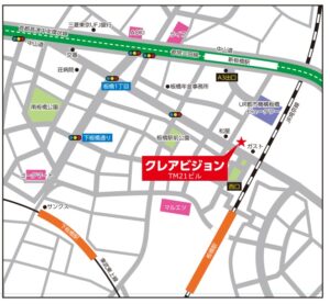 クレアビジョン新事業所【地図】